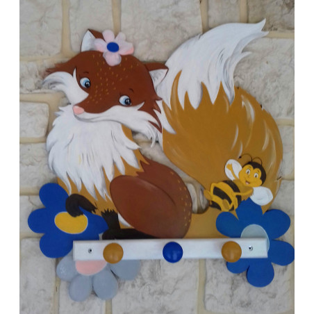 Porte-manteau renard