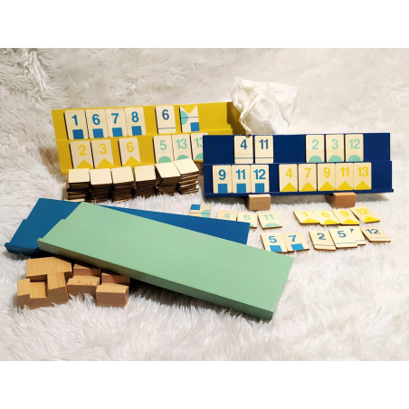 Rummy ou rummikub en bois
