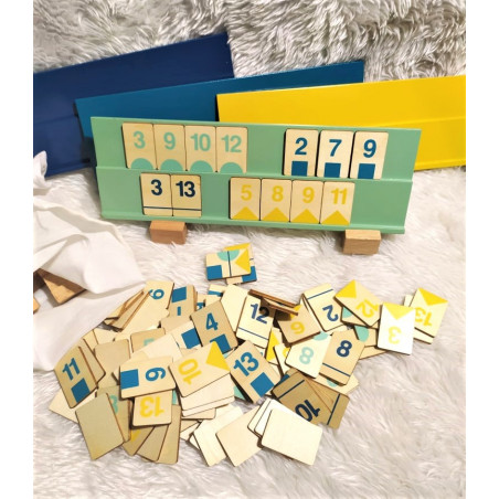 Rummy ou rummikub en bois