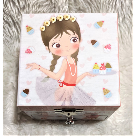 Boite à musique cupcake