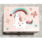 Boite à musique Licorne - Arc en ciel