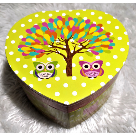 Boite à musique 2 hiboux