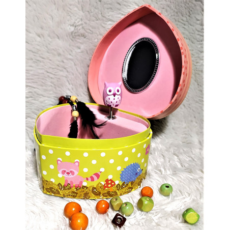 Boite à musique 2 hiboux