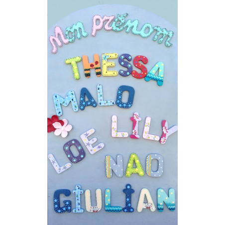 Lettre individuelle - 13 couleurs