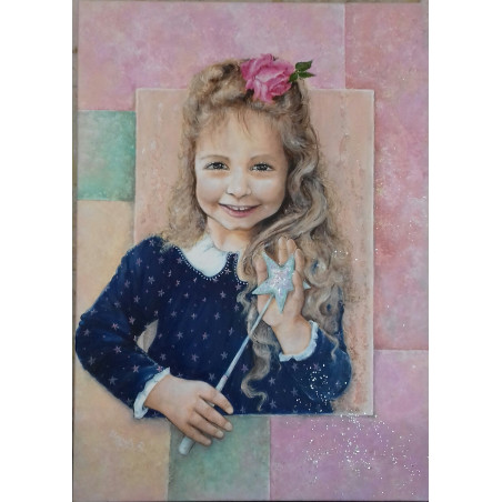 Portrait "LINA - ROSE"