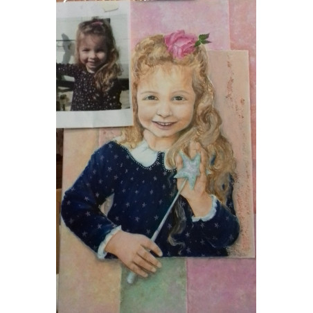 Portrait "LINA - ROSE"